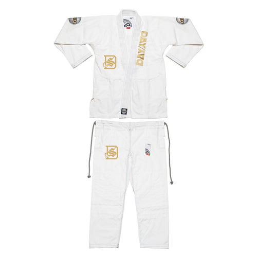 PRE ORDER Kids SD Cobrinha Academy Gi - White/Gold