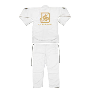PRE ORDER Kids SD Cobrinha Academy Gi - White/Gold