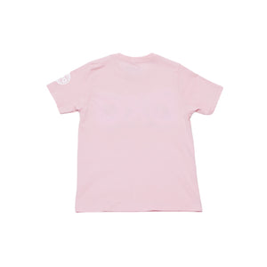 Kids Shadow Logo Tee - Pink