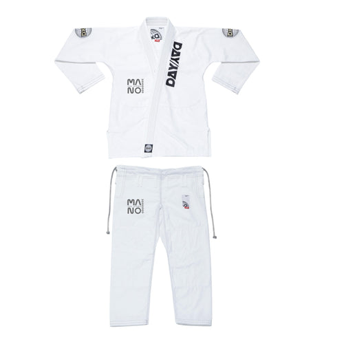 PRE ORDER Kids MANO Academy Gi - White/Black