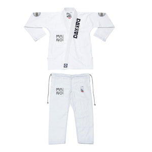 PRE ORDER Kids MANO Academy Gi - White/Black