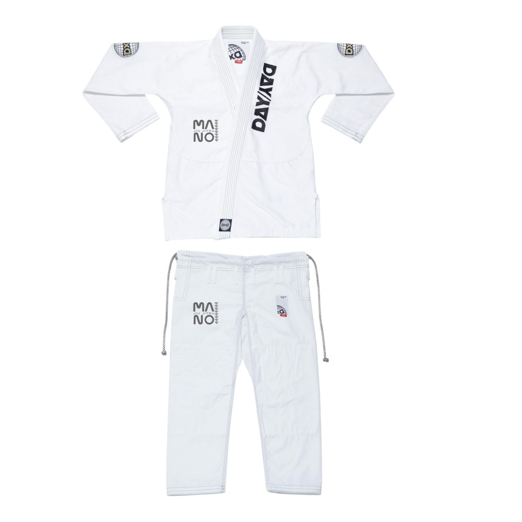 PRE ORDER Kids MANO Academy Gi - White/Black