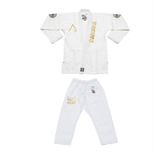 Load image into Gallery viewer, PRE ORDER Kids Alameda Jiu Jitsu Team Gi - White/Gold