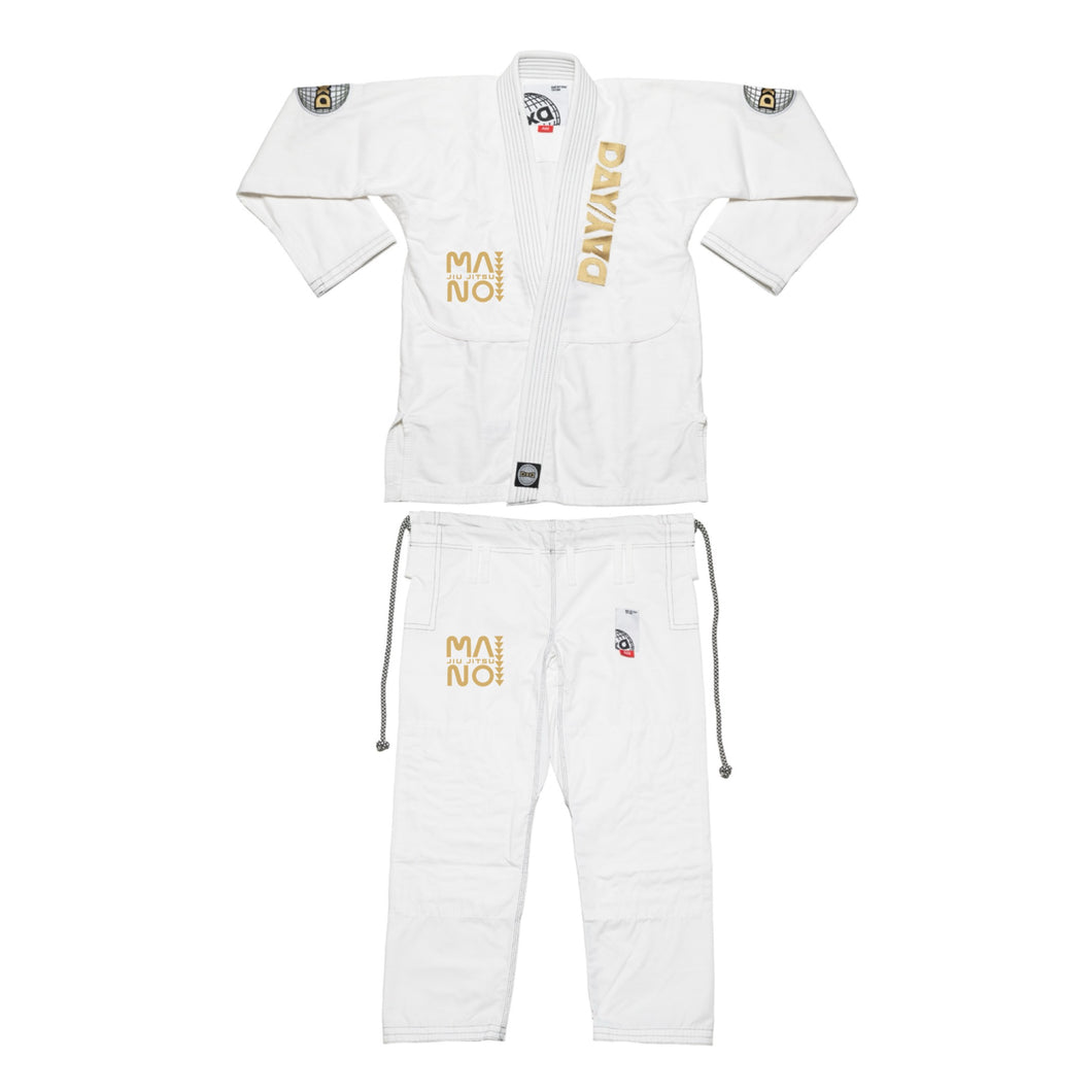 PRE ORDER MANO Academy Gi - White/Gold
