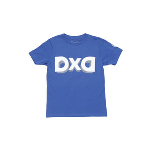 Kids Shadow Logo Tee - Blue