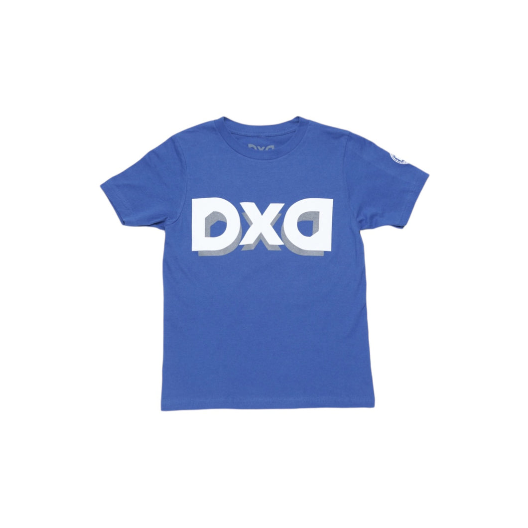 Kids Shadow Logo Tee - Blue