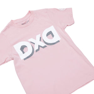 Kids Shadow Logo Tee - Pink