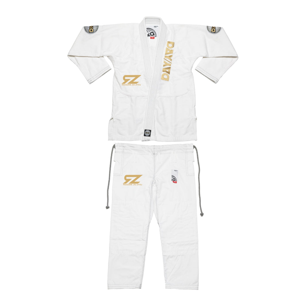 PRE ORDER RedZone Academy Gi - White/Gold